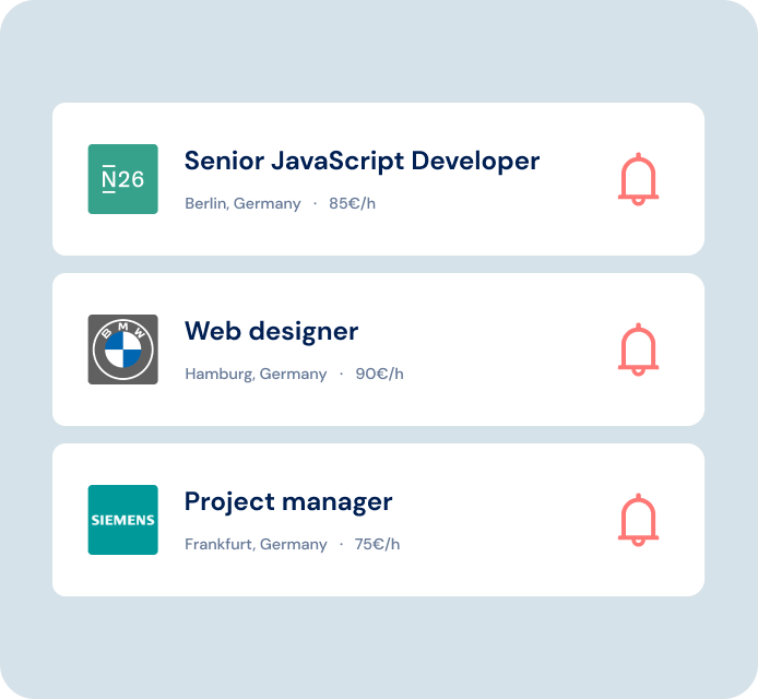 Instant job alert