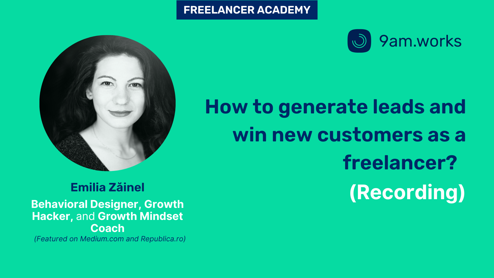 How to generate leads and win new customers as a freelancer-LP